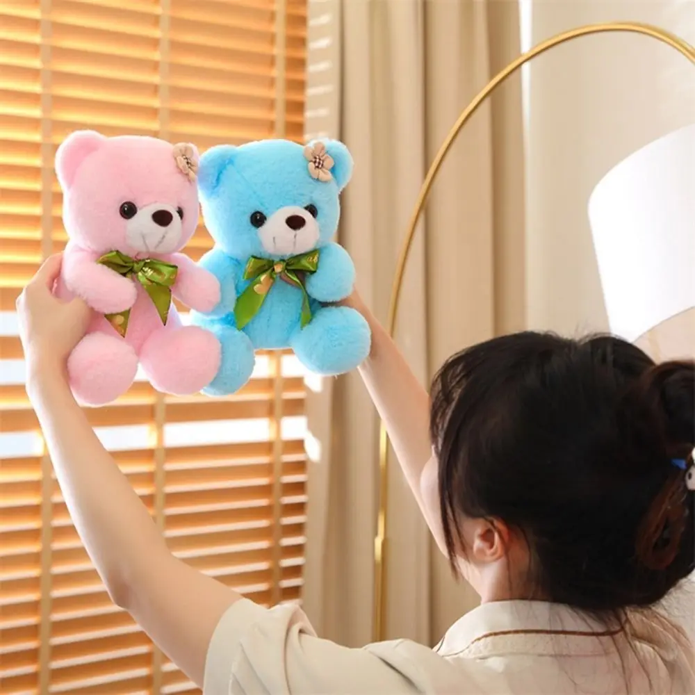 

Stuffed Animal Lovely Bear Plush Toys Home Decoration Bedroom Sofa Sitting Bear Plush Doll Kawaii 20cm Bear Throw Pillows