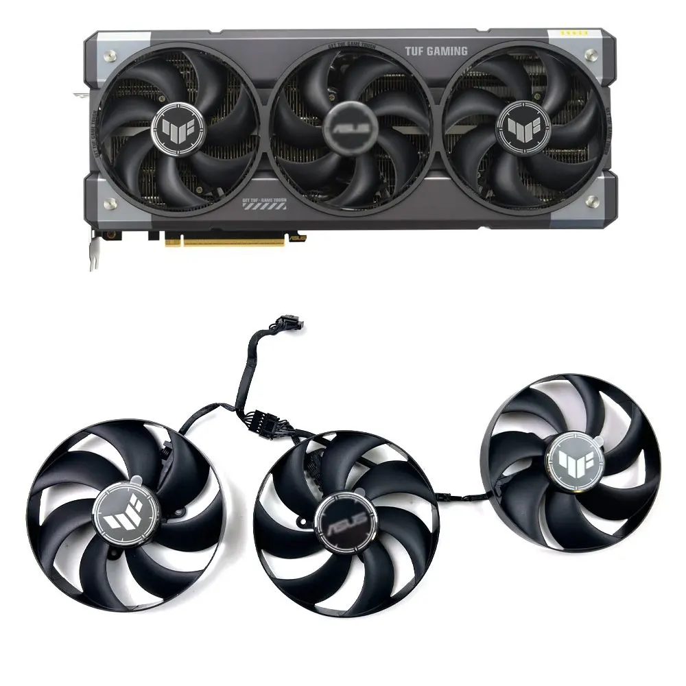 

Replacement Graphics Card Fan 104MM T129215BU For ASUS TUF GAMING RTX5080 O16G GAMING RTX5090 D O32G GAMING video card fans