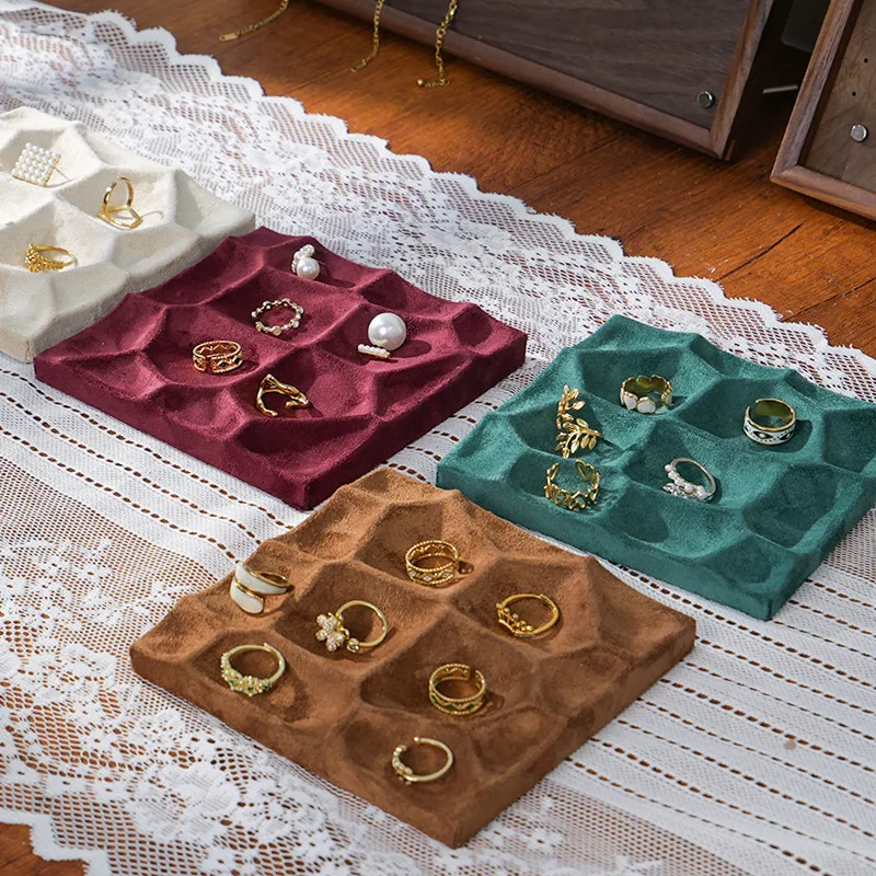 Maillard jewelry display stand, ring and earring storage plate, jewelry display plate, and miscellaneous storage