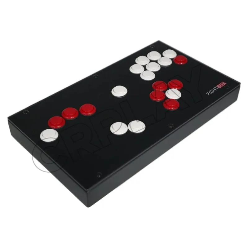 FightBox R1-F SANWA Button Hitbox Stye for Super Smash Brother Game Fit Stick Controller with Cable for PC/Switch/GameCube