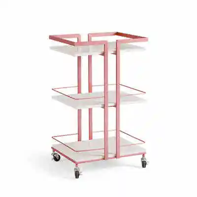 

Salon Station Beautician Assistant Trolley Esthetician Cart With Wheels For Hairdressing Barbershop