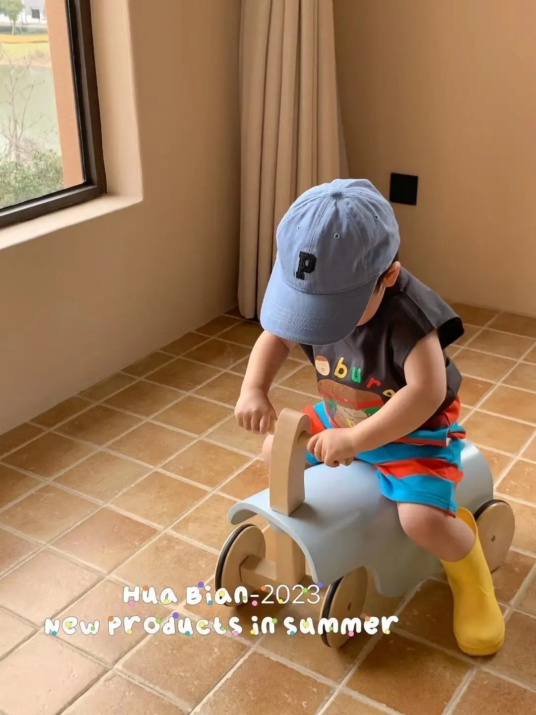 2026 Summer Baby Clothing Set Infant Boys Girls Cute Hamburg Print Sleeveless T-shirt and Stripe Shorts 2Pcs Suit Toddler Outfit
