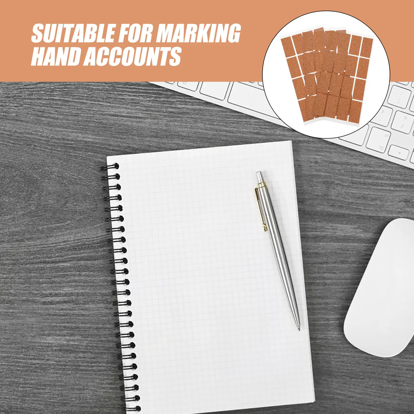 

48Pcs Waterproof Storage Labels Multi-Function Tag Stickers for Kitchen Food Containers Pantry Organization Cork Labels