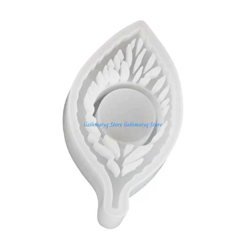 

573B Силиконовые формы для рукоделия в форме листа, формы для основания свечей, силиконовая текстура для рукоделия