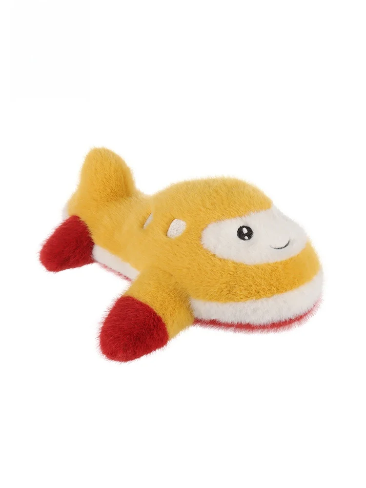 

Happy Plane Doll Plu Toy Cute Children's Birthday Gift Baby Doll Toy Soft PP Cotton Filled Universal G Doll Toy