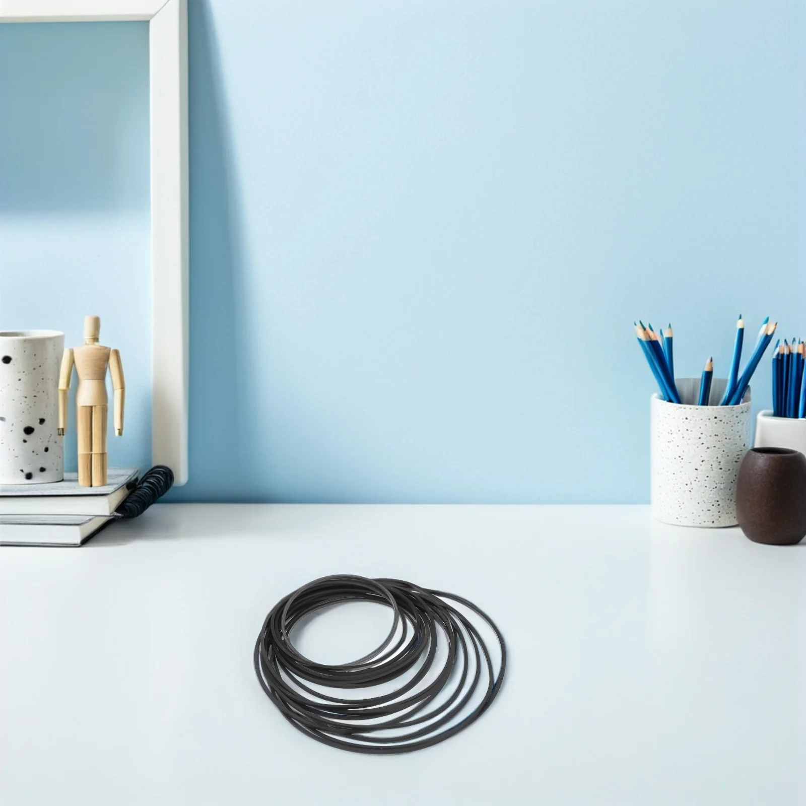 

50pcs Square 1Mm Replacement For Cassette Player Dvd Drive Durable Rubber Turntable Drive Recorder Repair Belts Music Cassette