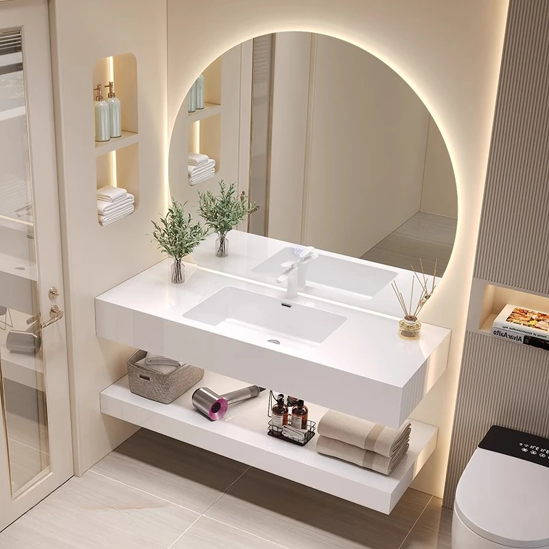 

Organizer Vanity Cupboard Over Bedroom Sink Toilet Skincare Closet Space Saver Cupboard Luxury Wall Gabinete Salon Furniture