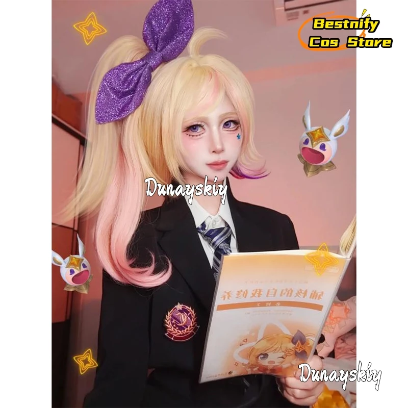 Bestnify Cos*/Star Guardian School Uniform Cosplay Costume Japanese School Uniform Shirt Multiple Colors Game Lolita Jirai Kei