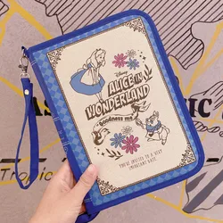 Disney Alice in Wonderland Mickey Fashion Anime Passport Wallets Cartoon Handbag Covers Travel Accessories Storage Bags Gift