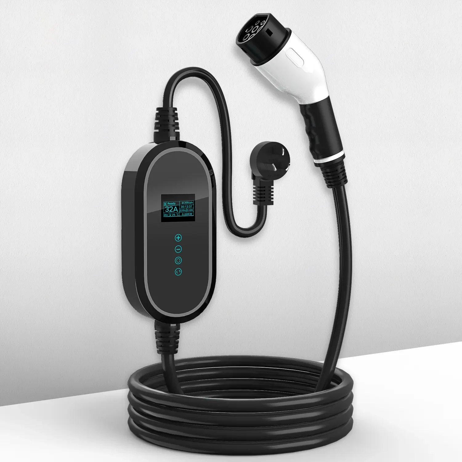 

Portable 3.5kw Electric Vehicle Charger Type2/GBT EV Charging Station with 5m Cable 8A/10A/13A/16A Availability ODM Support