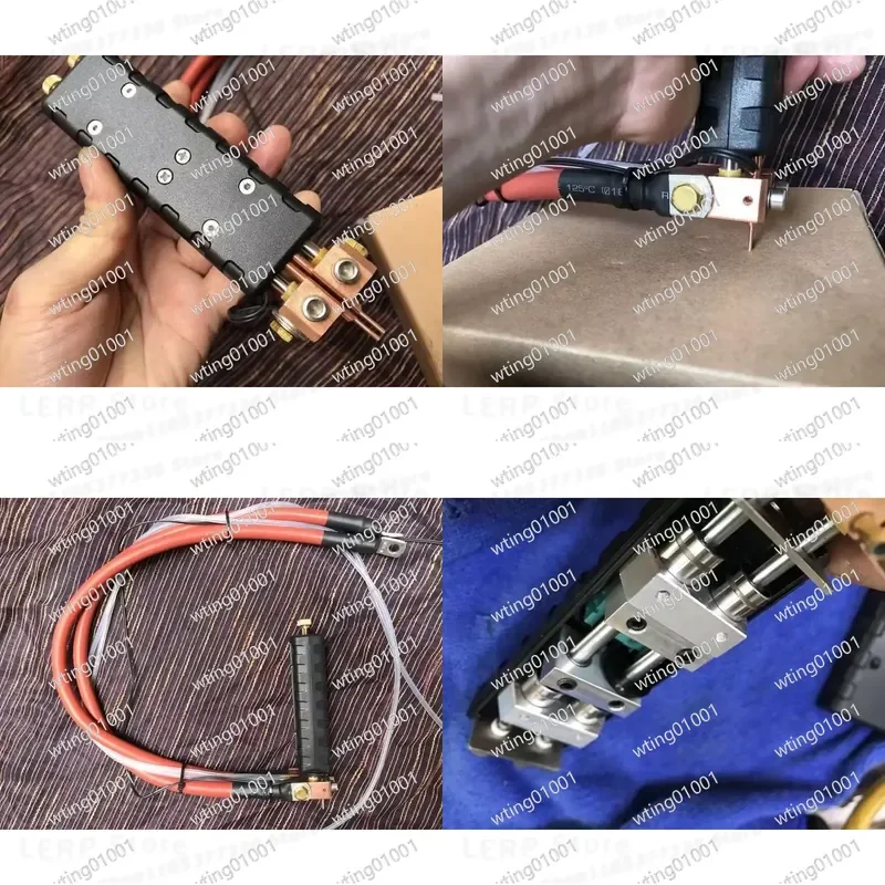 for A10 Model Portable Battery Spot Welder Grip Tool with Integrated Handle Assembly for Efficient Nickel Strip Joining and