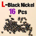 16 piezas de níquel negro L