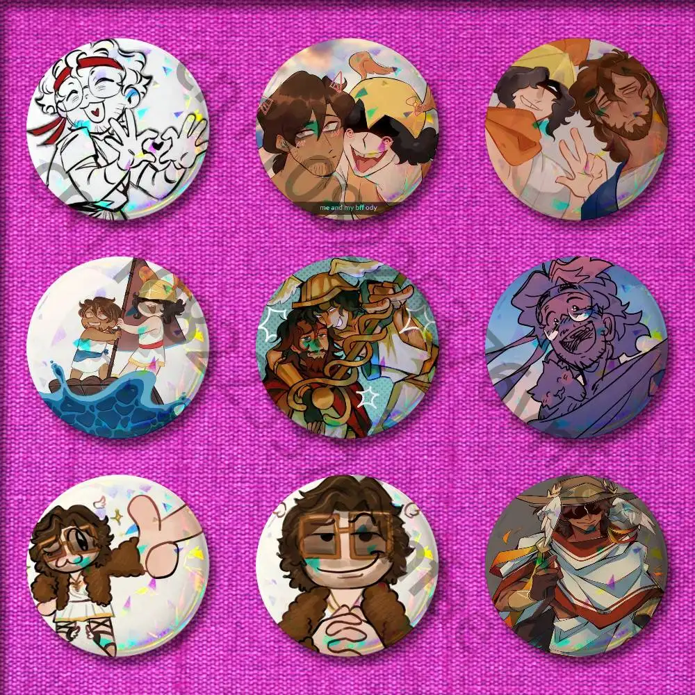 E-Epic The Musical Badge 75mm 25mm 44mm 32mm 58mm Round Pin Brooch Souvenir Clothes Cosplay Gift Accessories