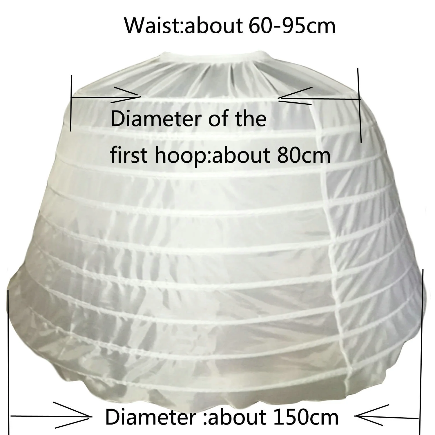Диаметр 150 см, 9 обручей, подъюбник, Нижняя юбка для большого бального платья, свадебное платье, свадебные наряды, свадебные аксессуары, кринолин
