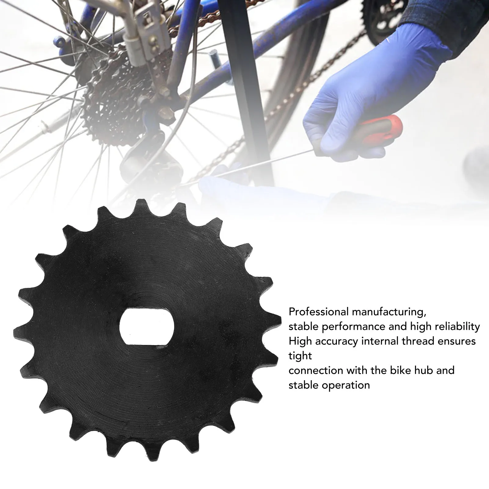 420 20 Tooth Sprocket High Reliability Carbon Steel 420 Chain Sprocket Motor Sprocket for MY1020 Geared Motor 420 Chain Sprocket