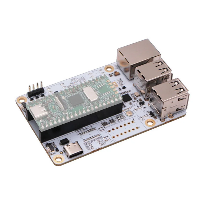 

Durable-For Milk-V Duo Expansion Board USB HUB Base Spare Parts Kits With RJ45 Network Port For Milk V Duo Linux Development Boa