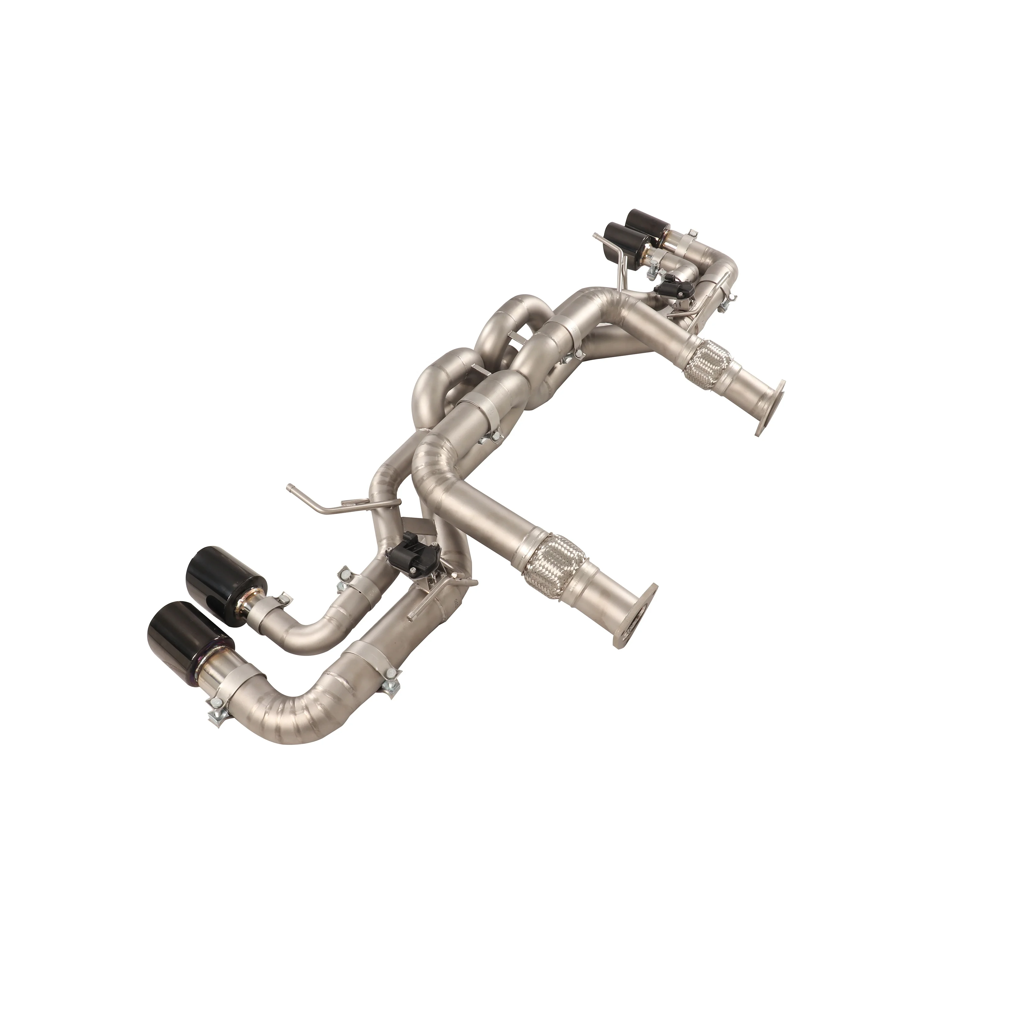 CSZ Titanium Exhaust for Chevrolet Corvette C8 6.2 Special Design Valved Axle Back Remote Control Exhaust