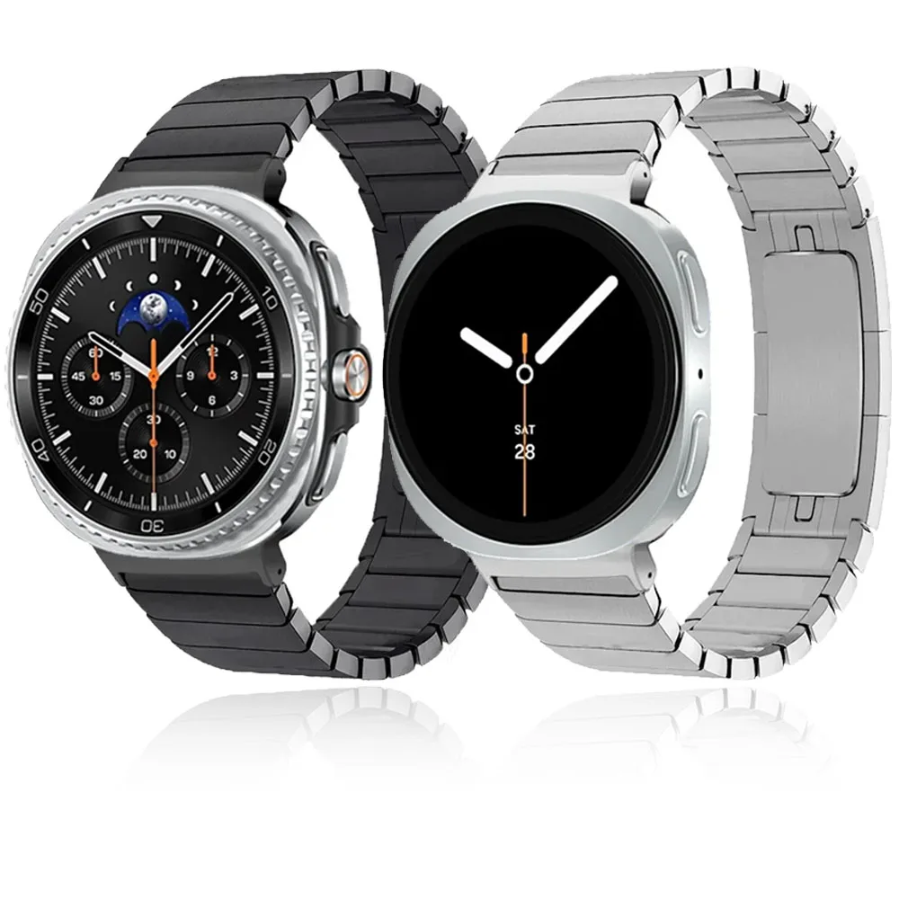 Metallarmband für Samsung Galaxy Watch Ultra 47 mm 2025, hochwertiges Edelstahlarmband für Galaxy Watch 8 40 mm/44 mm, klassisch 46 mm