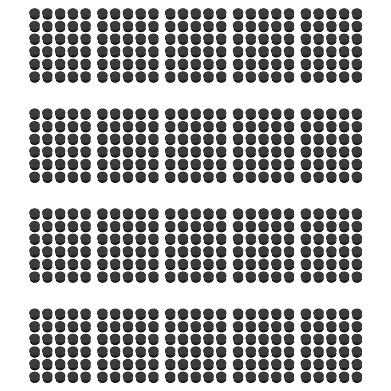 

AB41-Round Table Chair Leg Tube Pipe Insert End Cap 19Mm Dia 600Pcs Black