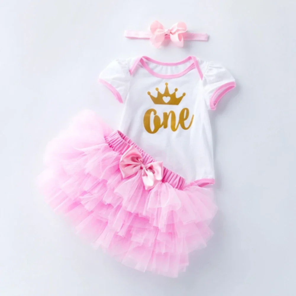 Dress for Girl Baby Christening Gown First 1st Birthday Party Girl Baby Clothing Toddler Summer Clothes Infant Vestido Infantil