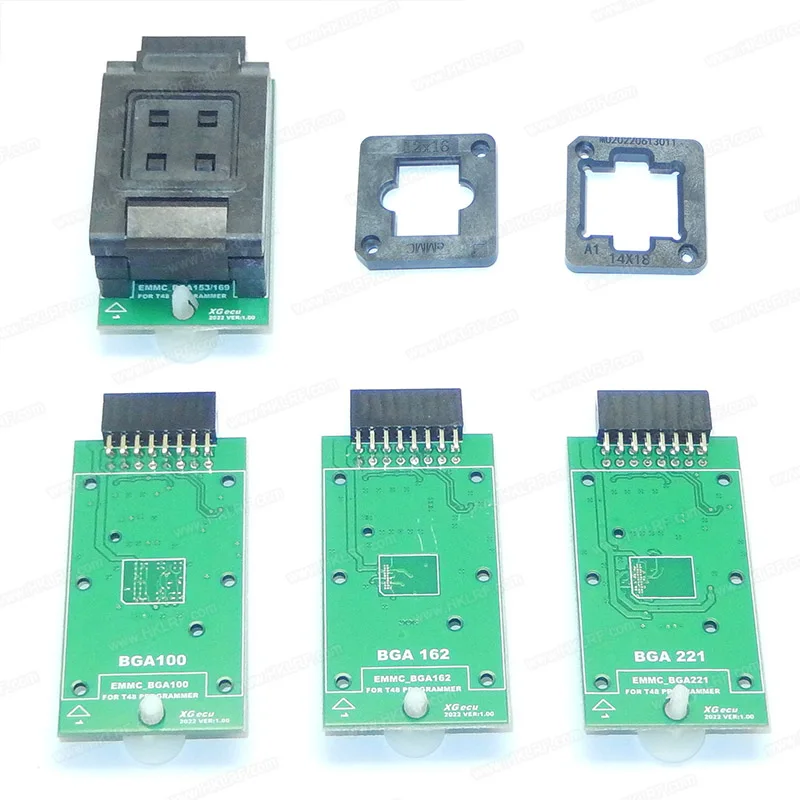 Good 5in1-EMMC BGA100 BGA162 BGA153 BGA169 BGA221 Adapter For XGecu T48 Programmer
