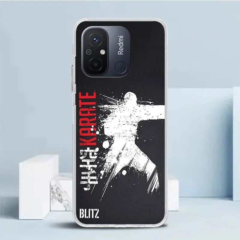 Oyama Kyokushin Karate Telefoonhoesje Voor Xiaomi Redmi 12c 12 10c 10 10a 9a 9a 9T 9 8 8a 7 7a 6 Pro 6a K20 K30 K40 S2 Zachte Rug Cove