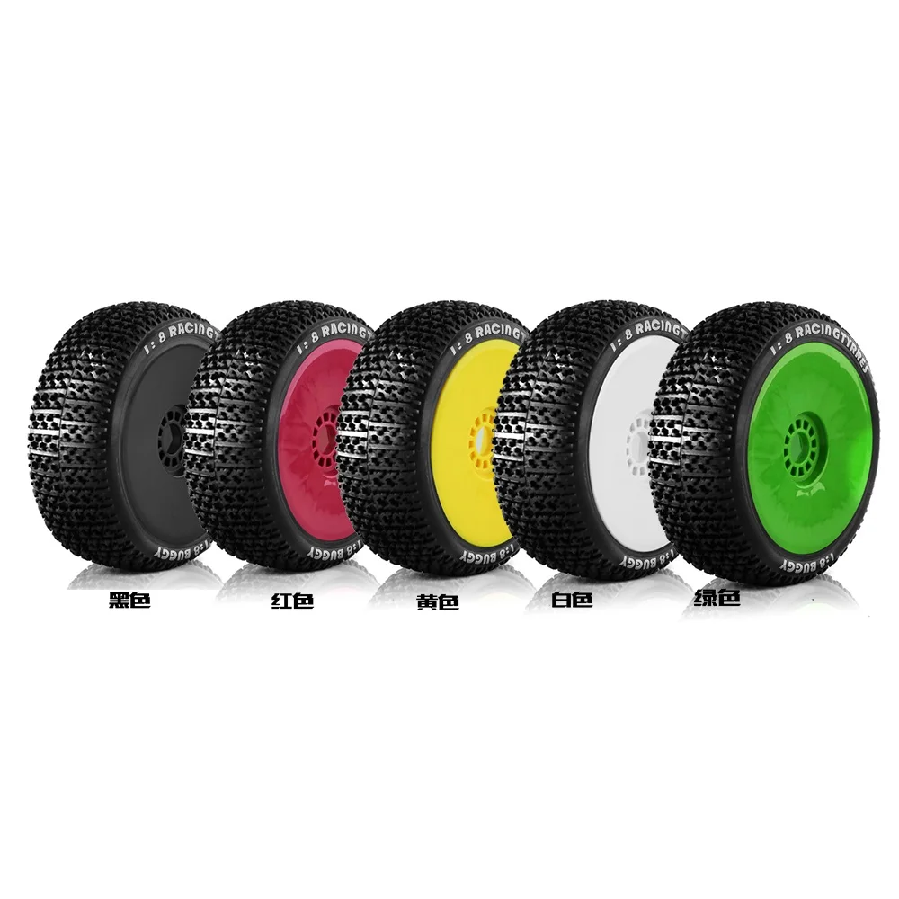 116mm 1/8 RC Off Road Buggy Tire Wheel 17mm Hex dla ARRMA Traxxas Redcat Team Losi Kyosho VRX Hobao Nitro HPI HSP ZD Racing