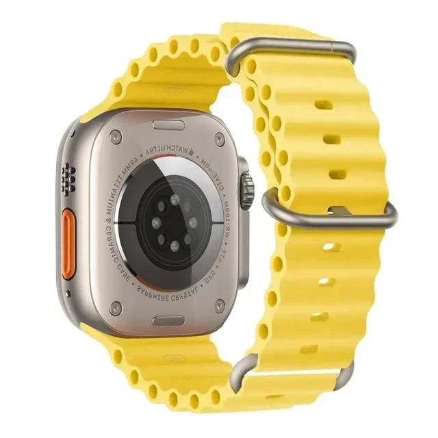 Ozeanarmband für Apple Watch Ultra 2 Band 49 mm 10 9 8 7 45 mm 41 mm Silikonarmband Armband iWatch 6 5 4 3 SE 44 mm 40 42 mm Band