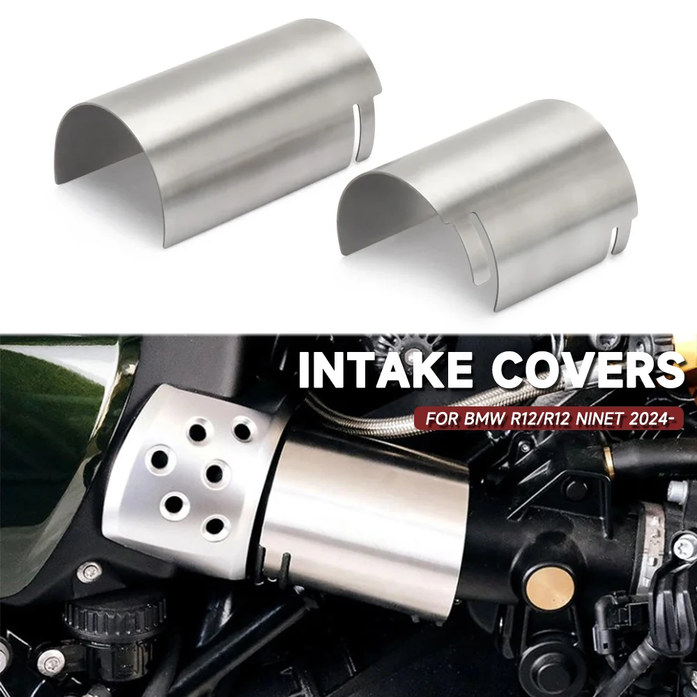 

Motorcycle Air Intake Covers Protective Accessories Parts Guard Stainless Steel Kit For BMW R12 R 12 NineT NINET 2024 2025