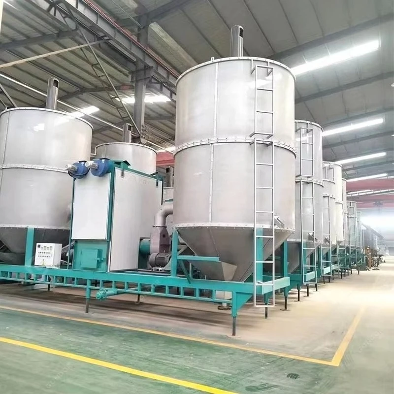Grain Dryer Machine 500kg-20Ton Small Batch Wood Burning Dryer Custom Agricultural Paddy Rice Corn Drying Equipment