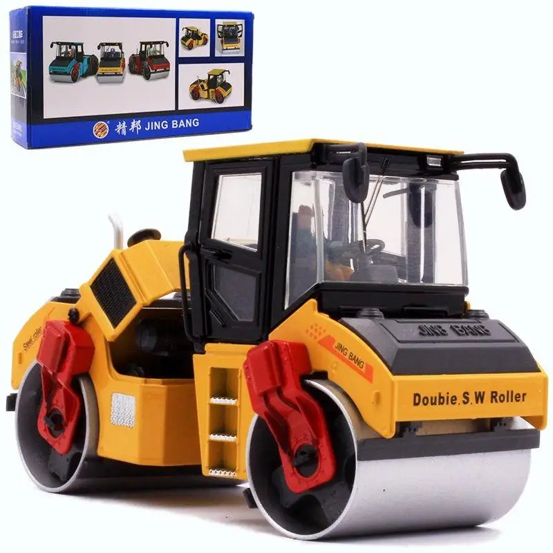1:50 pala rullo compressore Bulldozer modello lega ingegneria modello di veicolo giocattolo in Stock ragazzi regalo B252
