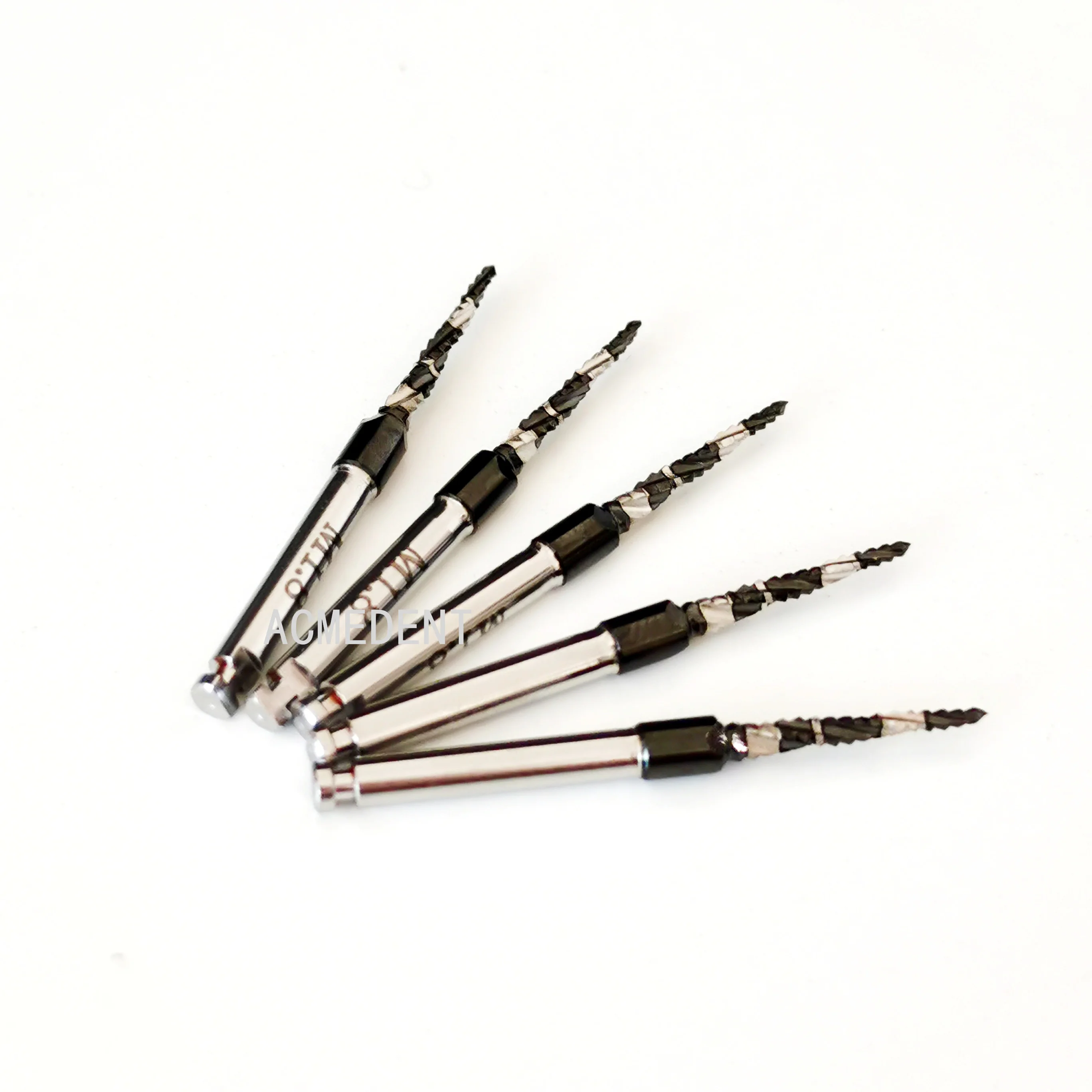 3 pcs Dental Bone Implant Lindermann Drill Graft Bit Dentist Clinic Lab Material Black φ1.8mm