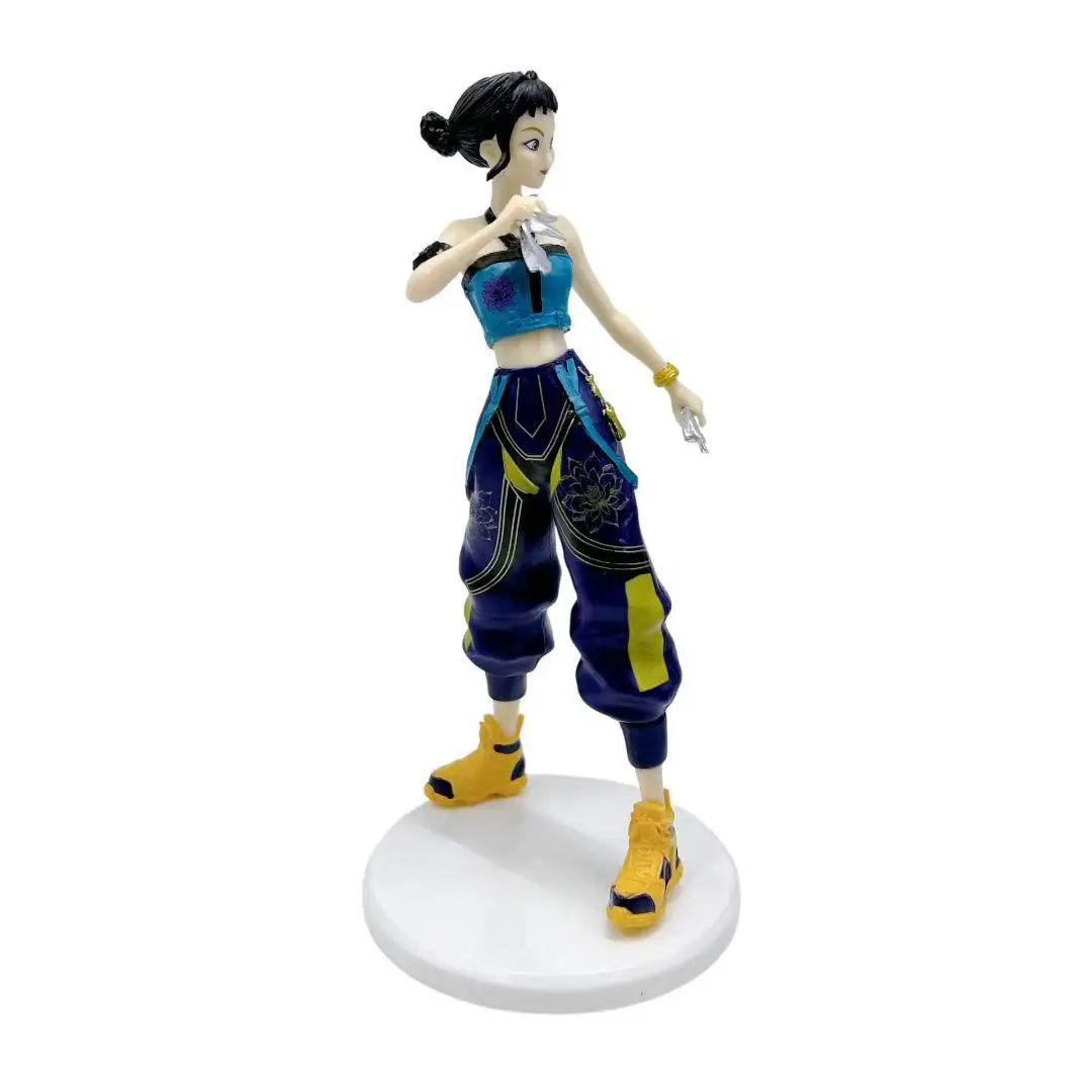 22cm anime kpop demônio caçador estátua brinquedo boneca rumi zoey figura de ação pvc modelo desktop ornamento brinquedo fãs presente aniversário