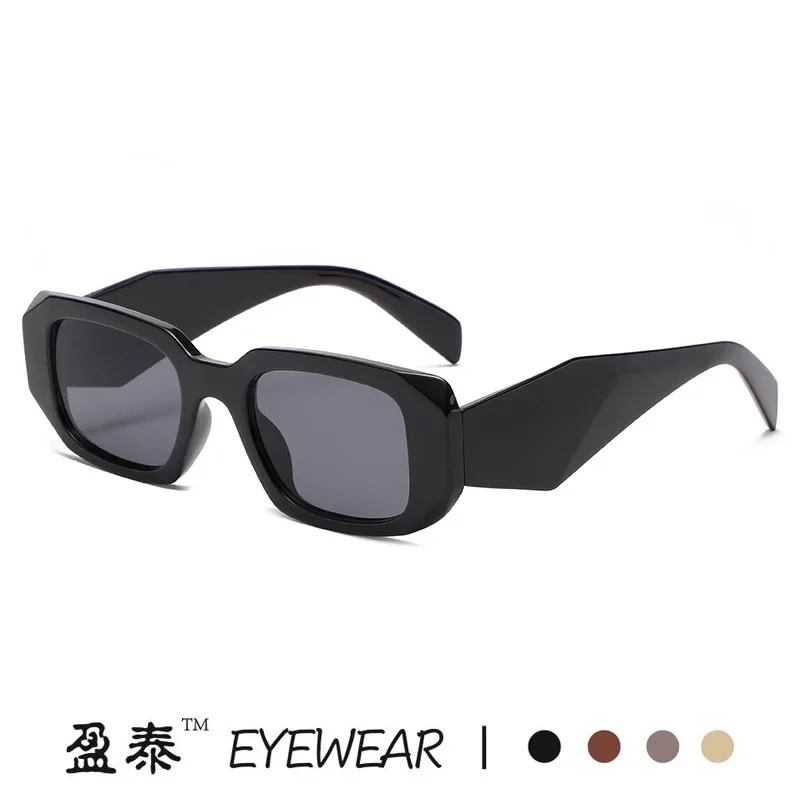 

New European and American fashion wide-footed irregular sunglasses, personalized street photography show, men and women's sungla