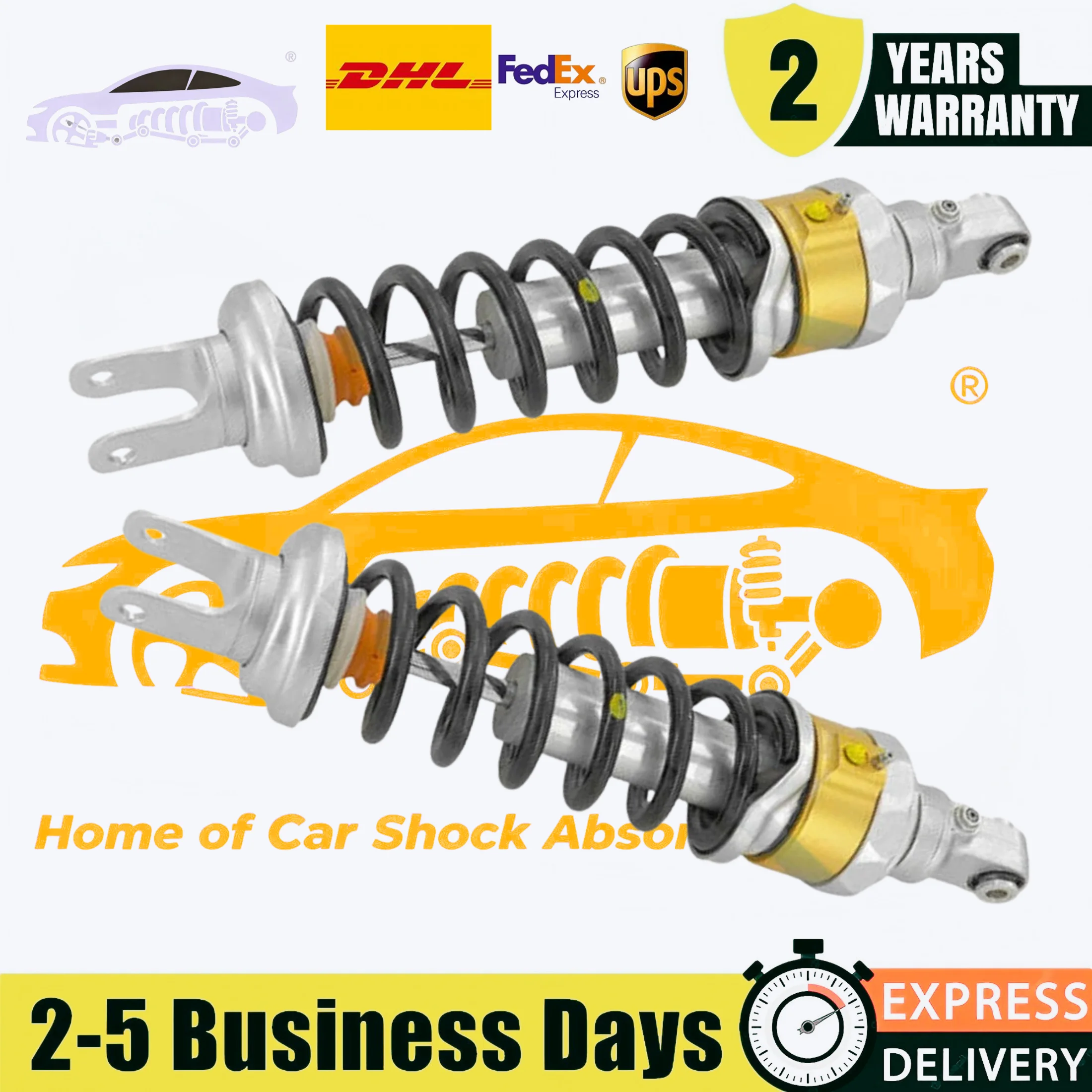 2 Pieces Fit 470412019P 470412019K Lamborghini Aventador LP700 LP720 LP750 2012-2025 Front Left and Right Shock Strut Assys