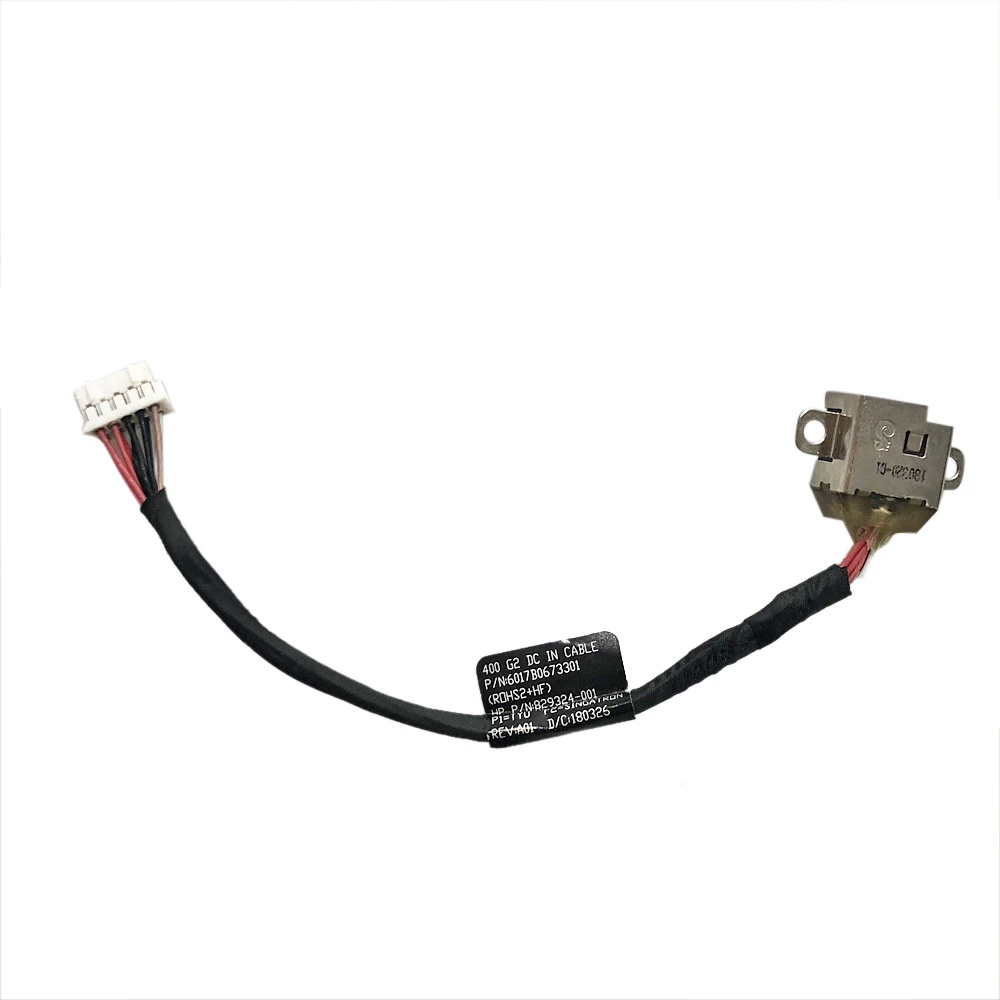 

For HP 400 G2 400 G3 6017B0673301 829324-001 DC POWER JACK HARNESS Cable