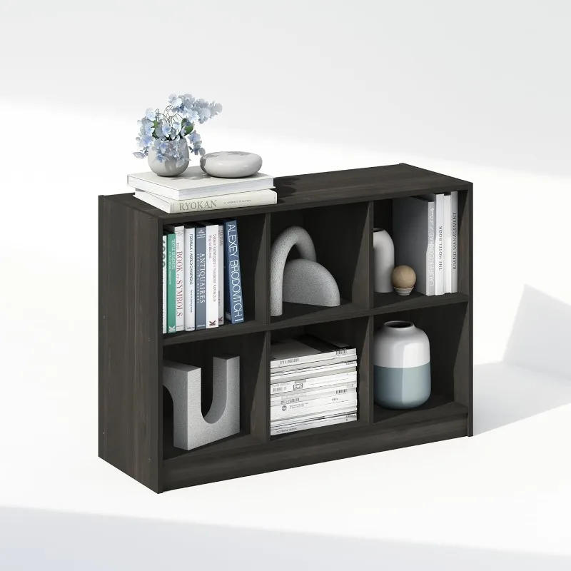 

Basic 3x2 Cube Organizer Shelf Storage, Bookcase, Espresso