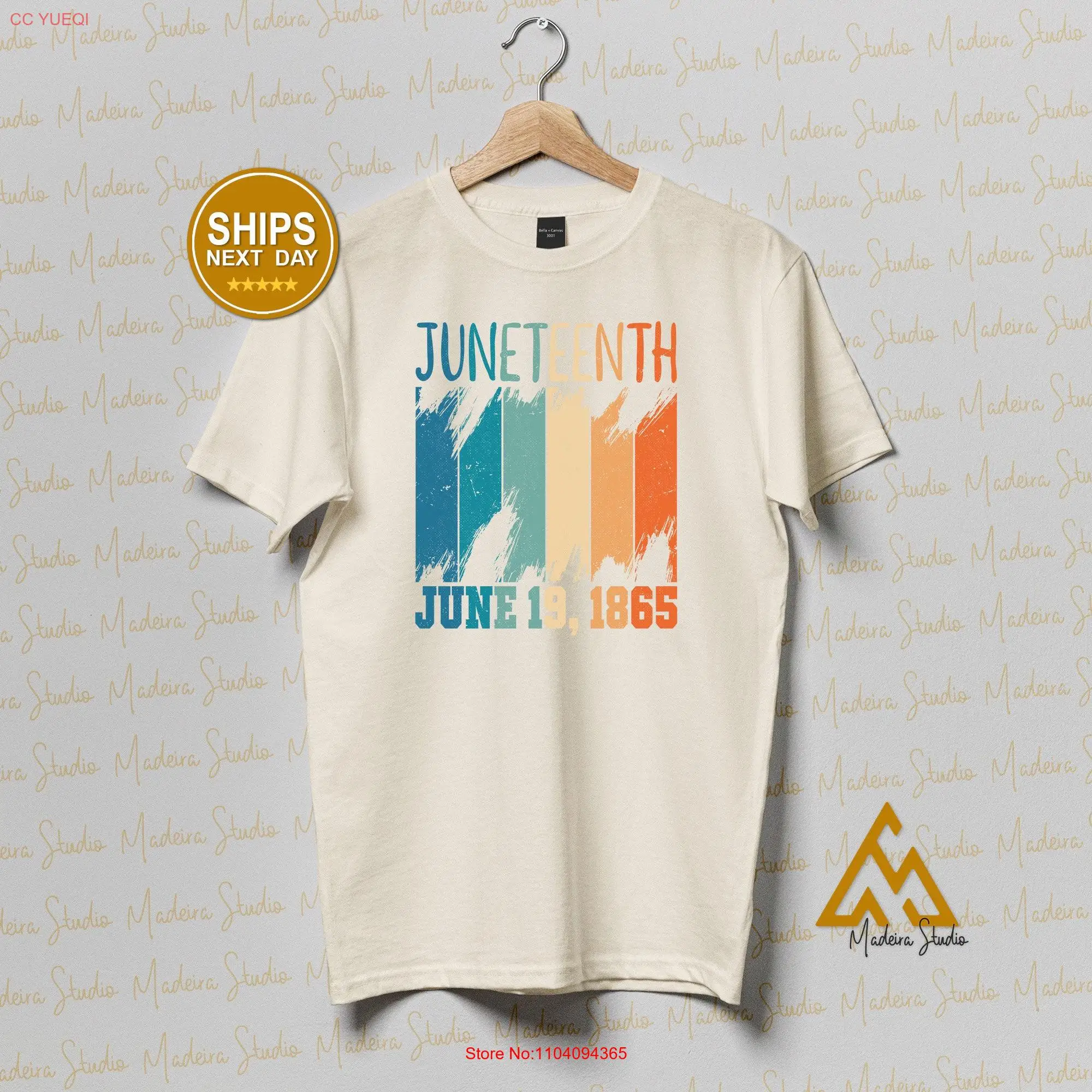 Juneteenth June 19th 1865 Freedom Day T Shirt long or short sleeves