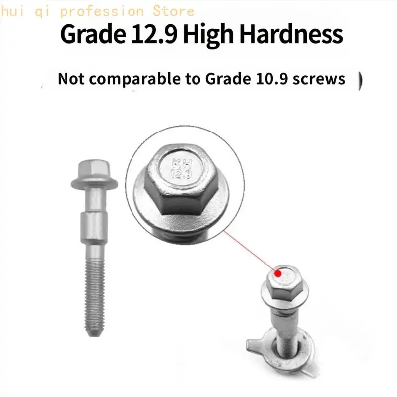 Wheel Alignment Adjustment Hardware with Eccentric Plate Design H8WE