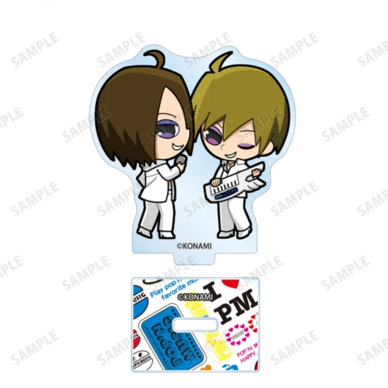 Musical Game pop'n music VENUS Q-Style Human-shaped Acrylic Stand Figure Model Plate Keychains Desk Decorations
