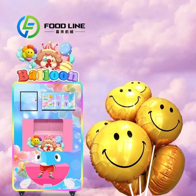 Factory Wholesale Eco-friendly Balloon Vending Machine Intelligent Balloon DIY Robot with Custom Sticker Branding Support