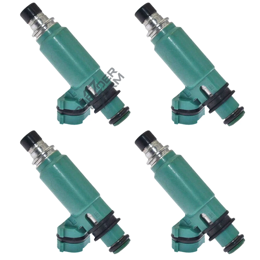 Ensemble d'injecteurs de carburant automobile, 4 pièces, 195500-3290 15710-64G00, pièces de rechange pour moteur Suzuki Esteem 1,6l L4 1998-2001