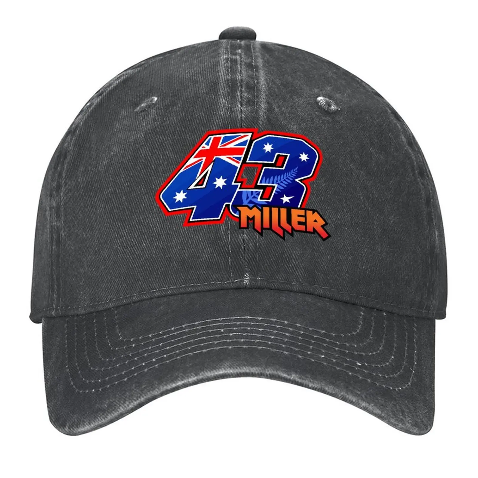 

Jack Miller Number 43 Baseball Cap Thermal Visor Icon fun hats Hat Man Luxury For Men Women's