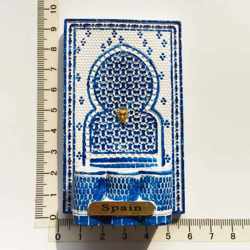 Alhambra Palace Granada Spain Magnet Refrigerator Sticker Spain Mirror Decorative Arts Crafts Travel Souvenir Collection Decor