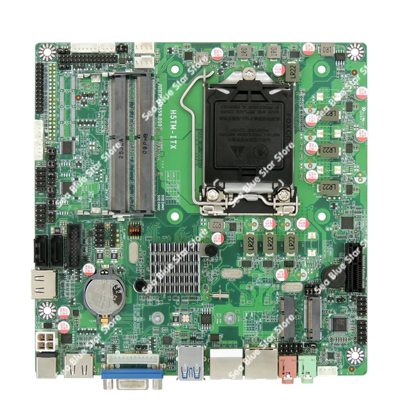 Industrial control main board H470 H510 Thin ITX main board 1200 Mini host computer advertising machine - view 3