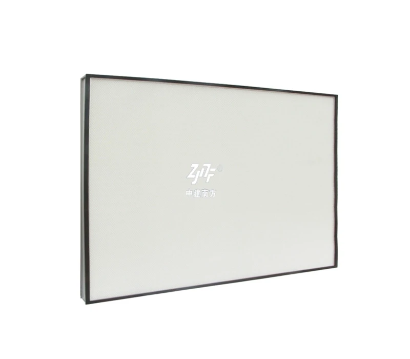 H13 High Efficiency Panel Filer Middle Efficiency Pleated Air High Efficiency H14 Hepa Filter For Clean Room Mushroom Hospital