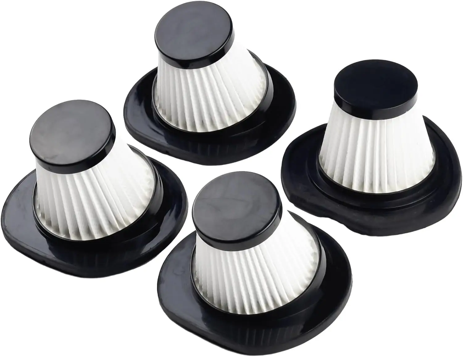 فلتر المكنسة الكهربائية، فلاتر مكنسة كهربائية محمولة بديلة لـ VL188 VL189 للمكنسة الكهربائية CordlVacuum (4 عبوات)