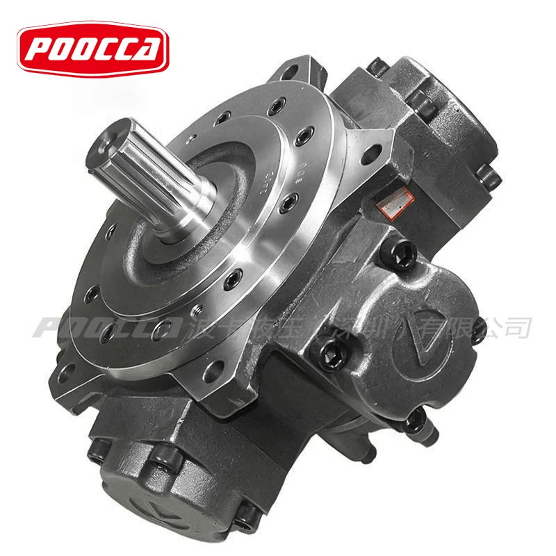 High-Torque NHM8 Series NHM8-700 NHM8-1000 Intermot Five Star Radial Piston Hydraulic Motor for Injection Molding Machine
