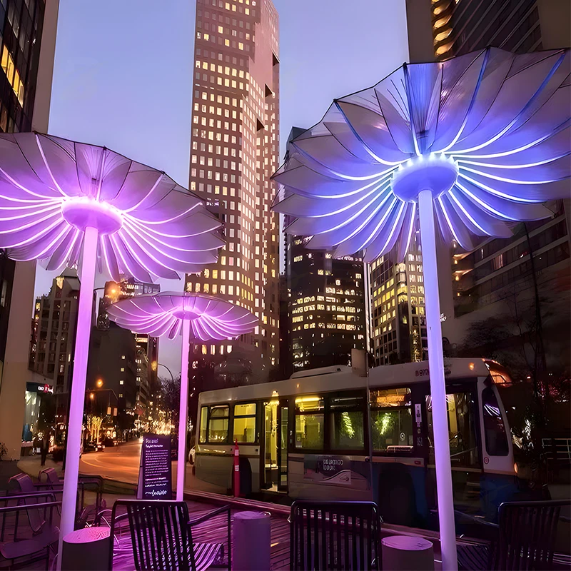 فانوس أرضي للمشروع الخارجي، مركز تسوق بلازا بارك IP65 لعيد الميلاد والهالوين #1