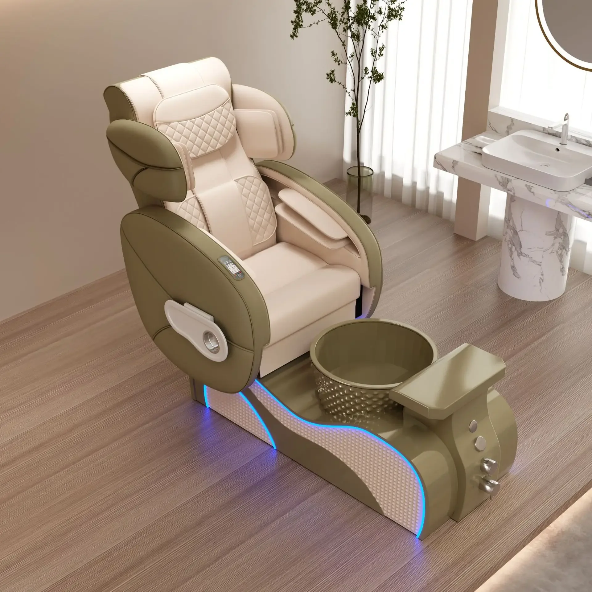06Space capsule manicure sofa massage foot massage chair high-end beauty salon spa salon pedicure chair
